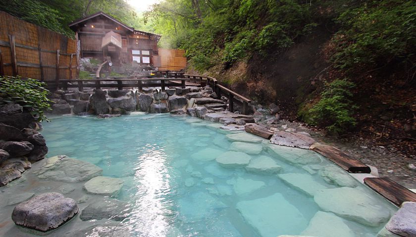 Suối nước nóng tại Zao Onsen