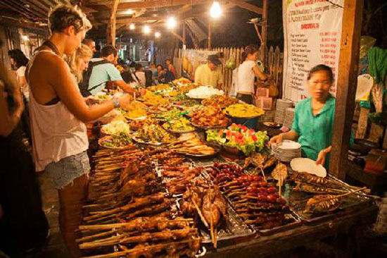 Những món ăn vặt nướng tại Lào