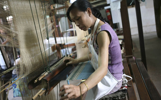 Công nghệ dệt tại Lào