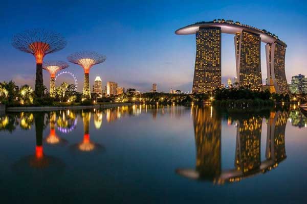 Marina Bay Sands khách sạn lớn Singapore