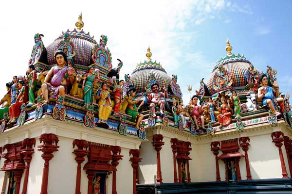 Sri Mariamman ngôi đền Hindu ở Chinatown