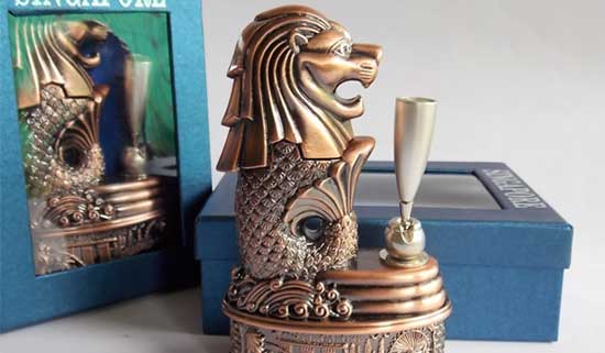 Tượng sư tử biển Merlion món quà lưu niệm ý nghĩa