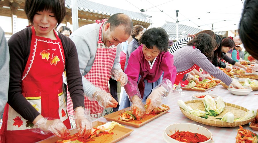 Trải nghiệm làm kim chi