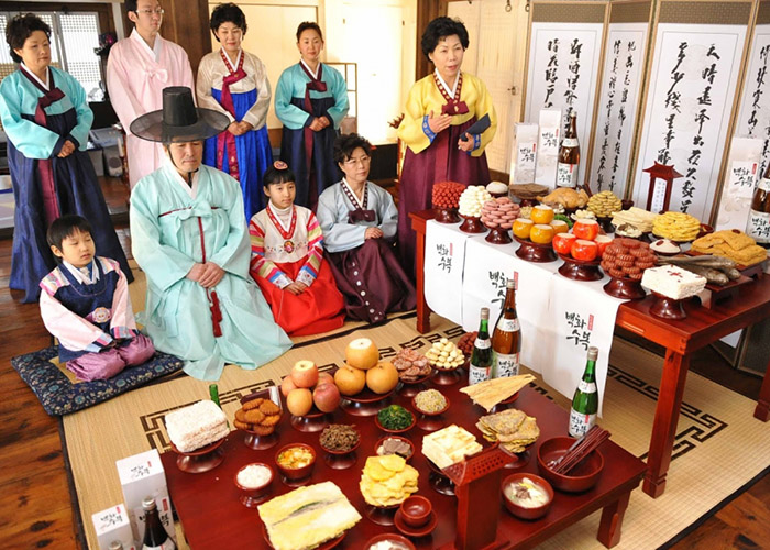 Nghi lễ Charye vào đầu năm mới của người Hàn Quốc
