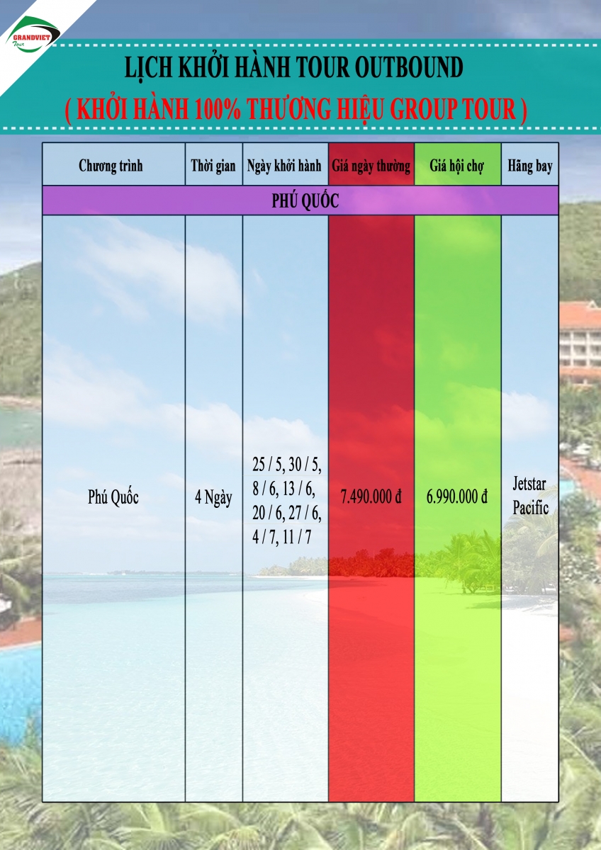 tour khuyen mai phu quoc